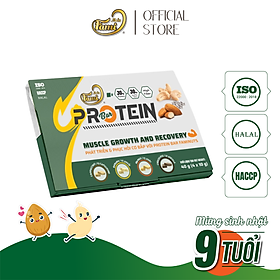 Hình ảnh Thực phẩm bổ sung: Thanh hạt Protein vị Chuối hộp giấy 40g (4x10g)