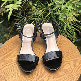 Sandal 5 phân gót mika hot trend trẻ trung năng động 21334