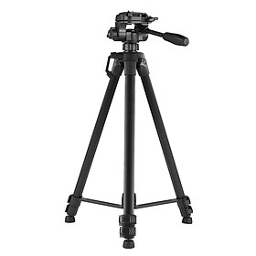 Portable Tripod Stand Aluminum Alloy 173cm/68in Max. Height 8kg Load Capacity with 3-Way Pan Head Handle Carry Bag for DSLR Camera Vlog Live Streaming Product Photography