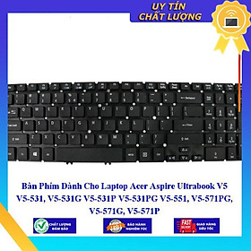 Bàn Phím dùng cho Laptop Acer Aspire Ultrabook V5 V5-531 V5-531G V5-531P V5-531PG V5-551 V5-571PG V5-571G V5-571P - Hàng Nhập Khẩu New Seal