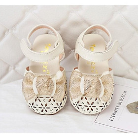 SANDAL NƠ KIM TUYẾN ĐẾ CAOSU SIÊU MỀM SIÊU DẺO CHO BÉ GÁI
