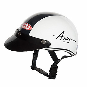 Mũ Bảo Hiểm Andes Nửa Đầu 3SHALY Tem Bóng-W194