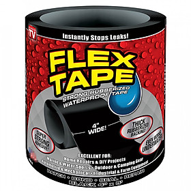 Băng Keo Đa Năng Chống Thấm Nước Siêu Dính Flex Tape 10x152 Tặng Kèm Khăn Lau AZONE