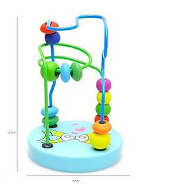 Đồ chơi luồn hạt gỗ size nhỏ cho bé