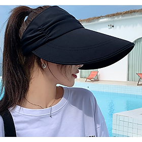 Mũ rộng vành chống nắng chống tia UV tuyệt đối mới, nón nữ chống nắng đi biển thời trang
