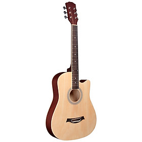 Đàn guitar acoustic ty chỉnh cần (tặng kèm pick gãy, giáo trình file mềm) 