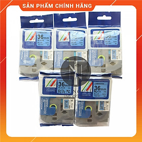 Mua  Combo 5 hộp  Nhãn In Brother Tz2-561 - Đen nền Dương 36mm x 8m - Hàng nhập khẩu
