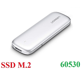 Mua Hộp đựng ổ cứng SSD M.2 Sata NGFF Ugreen 60530 chuẩn kết nối USB 3.0 - Hàng chính hãng