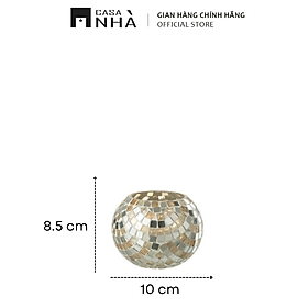 Mua Cốc Đựng Nến Ánh Vàng Hoa Văn Mosaic Sang Trọng | Casanhà Home Furniture