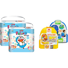 Combo 2 Bịch Tã Quần Goon Friend Doremon Mới Gói Siêu Đại L58 (9kg ~ 14kg) + Tặng Balo Đồ Chơi Cao Cấp (Mẫu Ngẫu Nhiên)
