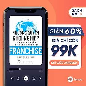 Sách nói: nhượng quyền khởi nghiệp - con đường ngắn để bước ra thế giới