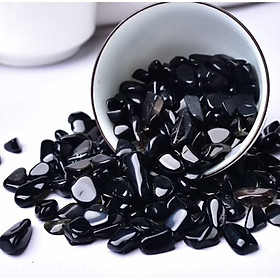 Mua Vụn đá T.A đen thanh tẩy trong Tarot  Reiki  thiền định  phong thủy