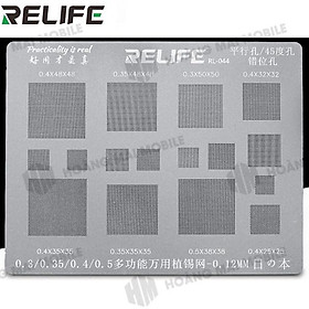 Mua Vỉ đa năng chân chéo  chân thẳng RELIFE RL-044 BGA stencils/0.3/0.35/0.4/0.5/0.12MM