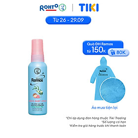 Dung Dịch Chống Muỗi Cho Bé Từ 6 Tháng Tuổi Remos Mentholatum Hương Khuynh Diệp 60ml