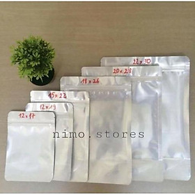 Mua Túi zipper đáy đứng 1 mặt trong 1 mặt bạc - đựng thực phẩm - mỹ phẩm