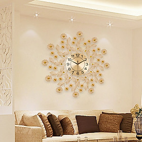 Đồng Hồ Trang Trí Hoa Đồng Tiền