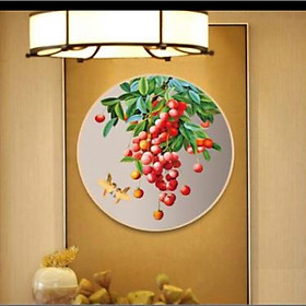 Mua Tranh thêu chữ thập chỉ lụa thêu kín kt 50x50 cm