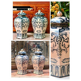 Mua Cặp Choé phong thủy lục giác 20lit (Hàng vẽ kĩ)