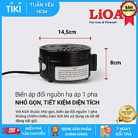Mua Biến Áp Đổi Nguồn Hạ Áp 1P - 0.2kVA Lioa DN002 (Đen)