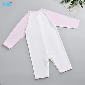 Bộ body sơ sinh cài giữa, tay raglan phối màu vải sợi tre cao cấp siêu mềm mịn BB037- bodysuit cho trẻ sơ sinh - bé trai - bé gái , Bộ áo liền quần bodysuit cho bé Haki