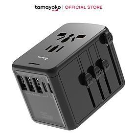 [Sạc Nhanh PD 35W] Ổ Cắm Điện Đa Năng Du Lịch Quốc Tế Tamayoko 5 Cổng Type-C & USB Cắm Tải 2000W