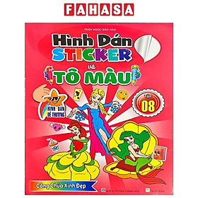Sách - Hình Dán Sticker Và Tô Màu - Tập 8