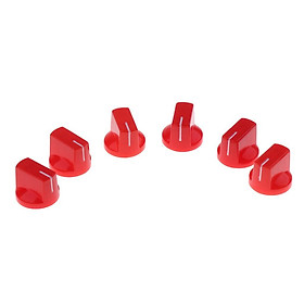 Lightweight 6 Pieces Pot Knob   Screw Knob   for  Parts Red