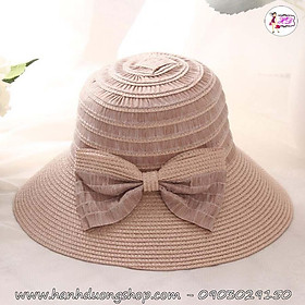 Nón đi biển vành rộng chống nắng, phối 2 màu thời trang phong cách xuân hè Châu Âu - Hạnh Dương