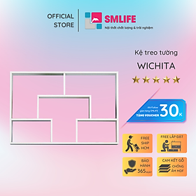 Giá đỡ sách treo tường thiết kế nhỏ gọn SMLIFE Wichita