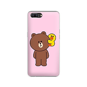 Ốp lưng dẻo cho điện thoại Realme C1 - 01184 7860 BROWN19 - Hàng Chính Hãng