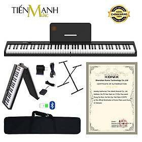 Mua Đàn Piano Điện Konix PJ88C Đàn  Chân  Bao  Nguồn - 88 Phím Cảm Ứng Lực Midi Keyboard Controllers Hàng Chính Hãng