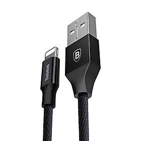 Cáp sạc Baseus sạc nhanh 2A cho tốc độ sạc hơn 40% và truyền dữ liệu tốc độ cao cho iPhone dài 1.2m ( 2 màu lựa chọn ) - Hàng chính hãng