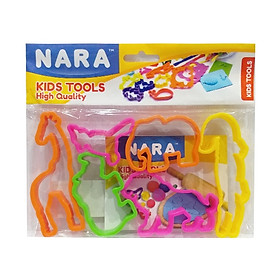 Bộ Khuôn Nặn 6 Món Mo-Zoo Kiddy Clay