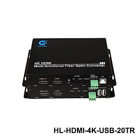 Mua Bộ chuyển đổi hdmi sang quang SFP 10G hỗ trợ cổng usb hình ảnh 4K Ho-link HL-HDMI-4K-USB-20TR - Hàng Chính hãng