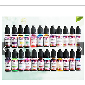 Mua Màu pha nhựa Resin Ancohol Ink hiệu ứng màu loang