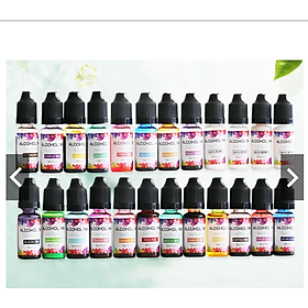 Màu pha nhựa Resin Ancohol Ink hiệu ứng màu loang