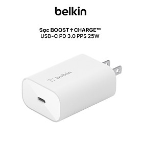 Mua Củ Sạc Nhanh Belkin BOOST↑CHARGE 25W USB-C PD (PPS) - Công Nghệ Power Delivery 3.0 - Sạc Nhanh Cho Cả Iphone và Sam Sung