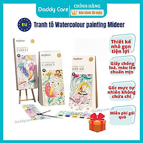 Tranh Tô Màu Nghệ Thuật Cho Bé Mideer Watercolour Painting, Đồ Chơi Thủ Công cho bé 3,4,5,6,7 tuổi