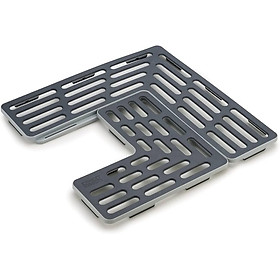 Mua Set 2 tấm lót bồn rửa bảo vệ ly thủy tinh Joseph Joseph 85037 Saver (Grey)