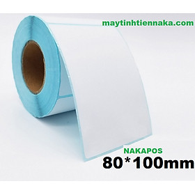 Set 6 Cuộn Giấy in tem decal nhiệt 80*100mm