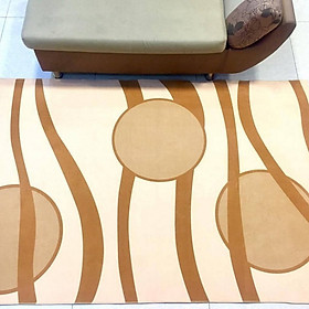 Mua Thảm nhung 3D HT nâu trònTSN20(120x160cm)