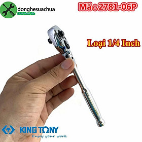 Mua Cần siết tự động 1/4 Kingtony 2781-06P dài 150mm  gật gù  có nút nhấn