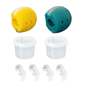 Jaw Line Exerciser Fitness Ball Neck Face Jaw Muscle Training Supplies
