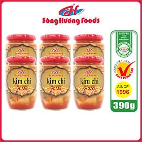 6 Hũ Kim Chi Chay Sông Hương Foods Hũ 390g