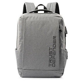 Ba Lô Laptop - Mr.Vui 1077 - Màu Xám Trắng