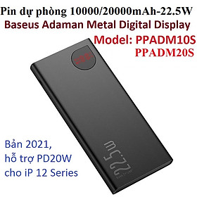 Mua Pin dự phòng 22.5W Baseus Adaman Metal PPADM10S / PPADM20S _ Hàng chính hãng
