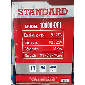 ỔN ÁP STANDARD 10KW DẢI 50-250V, 100% DÂY ĐỒNG