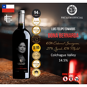 Rượu Vang Đỏ Chile Luis Felipe Edwards Dona Bernarda