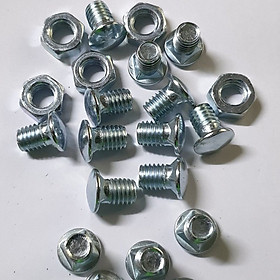 Mua Bộ bulong ốc vít  ke góc lắp kệ sắt v lỗ đa năng gồm 50 ốc và 8 ke góc