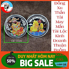 Mua Đồng Xu Thần Tài Mạ Bạc – Kinh Doanh Phát Tài – Tiền Vào Như Nước – Thuận Buồm Xuôi Gió - Vật Phẩm Chiêu Tài Nạp Phúc - Thăng Quan Tiến Chức - Đắc Tài Đắc Lộc – Thần Tài